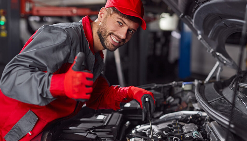 mechanic-repairing-car-engine