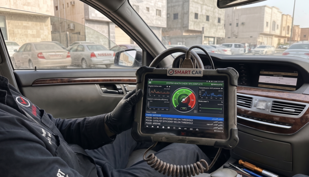 فحص كمبيوتر سيارات شامل بالرياض من سمارت كار