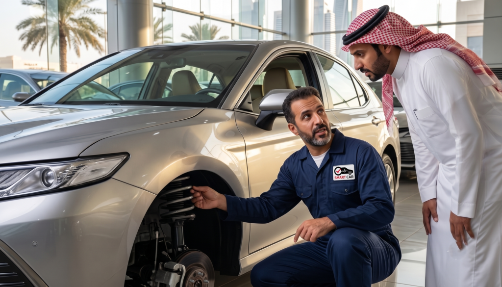 فحص سيارات مكاتب التاجير المستعملة بالرياض مع سمارت كار